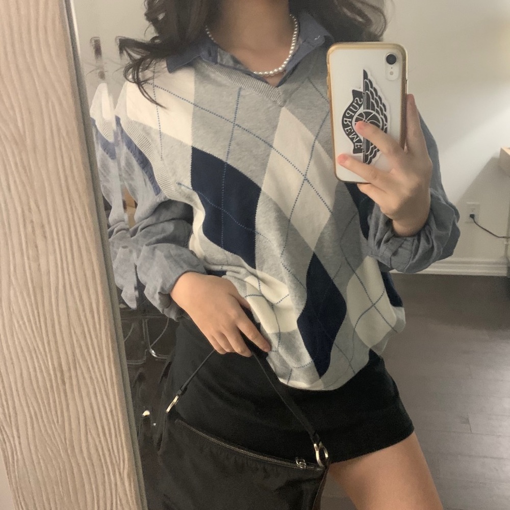 argyle sweater vest - Picture 1 of 4